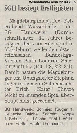 SGH besiegt Erstligisten